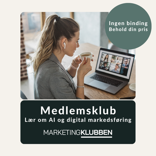 Medlemskab for soloselvstændige og marketingmedarbejdere i mindre virksomheder, som sidder alene med ansvaret for virksomhedens markedsføring online. Dig, som vil ha