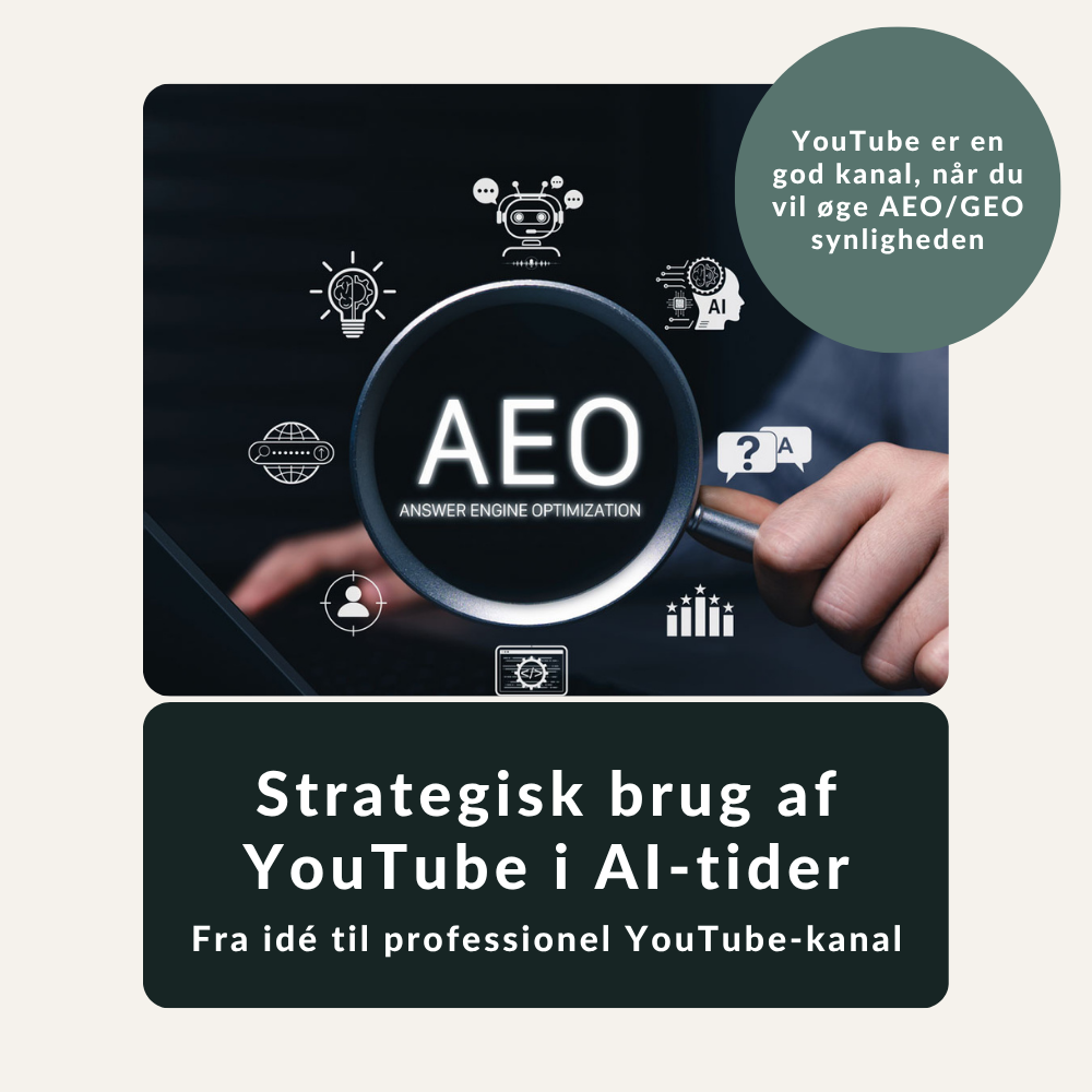 6 ugers YouTube-forløb med ugentlig LIVE Q&A